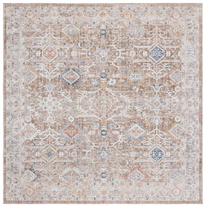 Safavieh Scarlett Cozy 4x6 Area Rug - Vibrant Red And Ivory Elegance For Rustic And Modern Decor Spaces Brown ,Ivory 64% Polyester  36% Cotton Sct400t-9