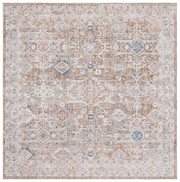 Safavieh Scarlett Cozy 4x6 Area Rug - Vibrant Red And Ivory Elegance For Rustic And Modern Decor Spaces Brown ,Ivory 64% Polyester  36% Cotton Sct400t-9