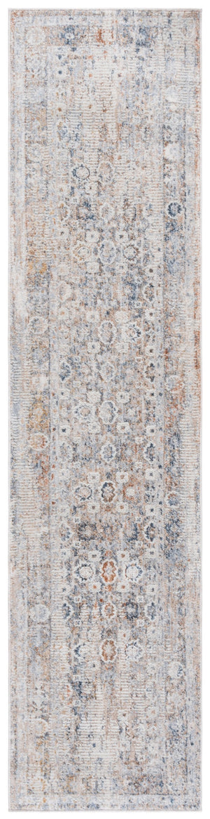Safavieh Scarlett Contemporary 5/8-inch Thick Area Runner Rug – Durable Turkish Design For Timeless Style Beige ,Blue Ivory 64% Polyester  36% Cotton Sct404b-28