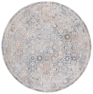 Safavieh Scarlett Small Rectangle Area Rug - Elegant Transitional Design, Durable Turkish Craftsmanship, Stylish Comfort Beige ,Blue Ivory 64% Polyester  36% Cotton Sct404b-8