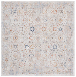 Safavieh Scarlett Small Rectangle Area Rug - Elegant Transitional Design, Durable Turkish Craftsmanship, Stylish Comfort Beige ,Rust Brown 64% Polyester  36% Cotton Sct404c-5