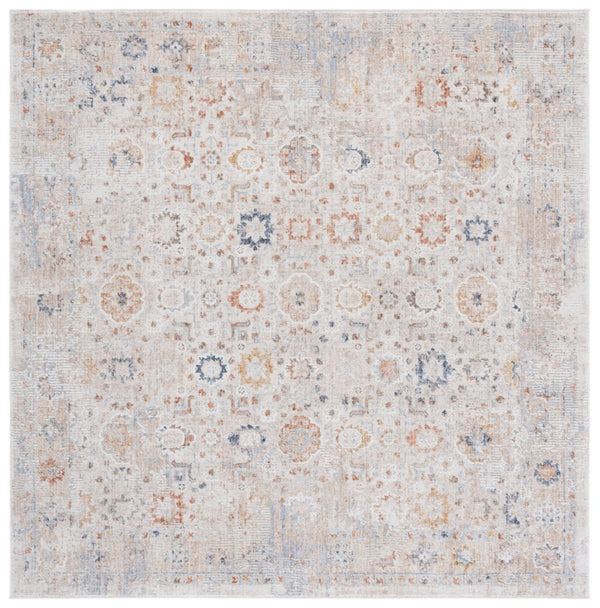 Safavieh Scarlett Small Rectangle Area Rug - Elegant Transitional Design, Durable Turkish Craftsmanship, Stylish Comfort Beige ,Rust Brown 64% Polyester  36% Cotton Sct404c-5