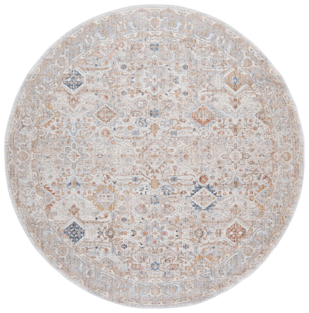 Safavieh Scarlett Transitional Area Rug - Luxurious Turkish Design In Elegant Earth Tones For Your Home Decor Beige ,Ivory Rust 64% Polyester  36% Cotton Sct406b-8