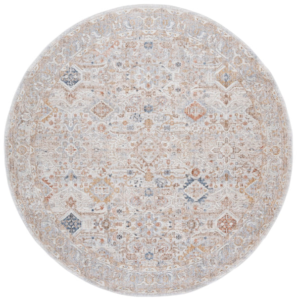 Safavieh Scarlett Transitional Area Rug - Luxurious Turkish Design In Elegant Earth Tones For Your Home Decor Beige ,Ivory Rust 64% Polyester  36% Cotton Sct406b-8
