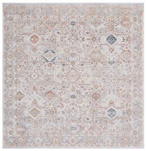 Safavieh Scarlett Luxurious Transitional Area Rug - Elegant Design For Timeless Home Décor And Comfort Beige ,Ivory Rust 64% Polyester  36% Cotton Sct406b-7sq