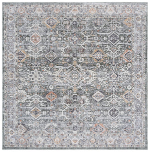 Safavieh Scarlett Transitional Area Rug - Luxurious Turkish Design In Elegant Earth Tones For Your Home Decor Green ,Ivory Rust 64% Polyester  36% Cotton Sct406y-4