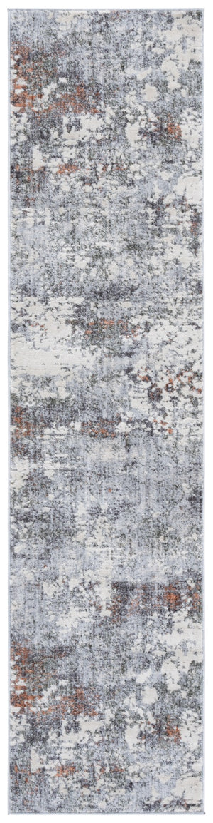 Safavieh Scarlett Contemporary Area Rug - Luxurious Light Grey And Ivory Design For Modern Interiors Grey ,Ivory Rust 64% Polyester  36% Cotton Sct408h-4