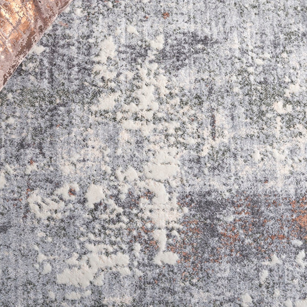 Safavieh Scarlett Contemporary Area Rug - Luxurious Light Grey And Ivory Design For Modern Interiors Grey ,Ivory Rust 64% Polyester  36% Cotton Sct408h-4