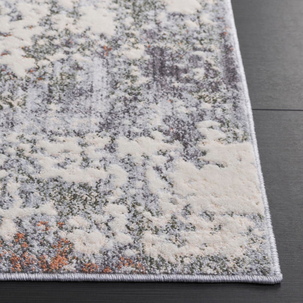 Safavieh Scarlett Contemporary Area Rug - Luxurious Light Grey And Ivory Design For Modern Interiors Grey ,Ivory Rust 64% Polyester  36% Cotton Sct408h-4