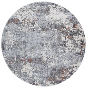 Safavieh Scarlett Contemporary Area Rug - Luxurious Light Grey And Ivory Design For Modern Interiors Grey ,Ivory Rust 64% Polyester  36% Cotton Sct408h-4