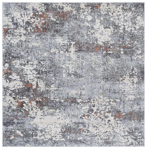Safavieh Scarlett Contemporary Area Rug - Luxurious Light Grey And Ivory Design For Modern Interiors Grey ,Ivory Rust 64% Polyester  36% Cotton Sct408h-4