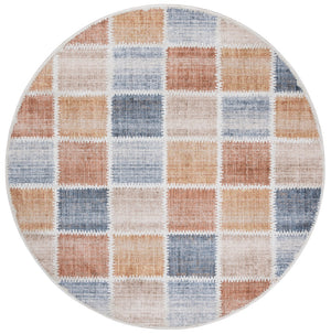 Safavieh Scarlett Contemporary Area Rug – Elegant, Durable Design For A Cozy, Stylish Home Décor Upgrade Beige ,Ivory Rust 64% Polyester  36% Cotton Sct410b-8