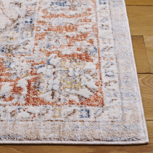 Safavieh Scarlett Stylish Area Rug - Elegant Transitional Design For Sophisticated Home Décor, Crafted In Turkey Beige ,Ivory Rust 64% Polyester  36% Cotton Sct414b-9