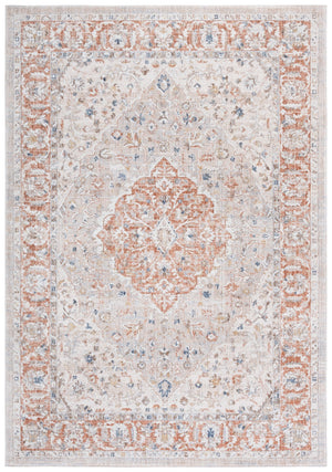 Safavieh Scarlett Stylish Area Rug - Elegant Transitional Design For Sophisticated Home Décor, Crafted In Turkey Beige ,Ivory Rust 64% Polyester  36% Cotton Sct414b-9