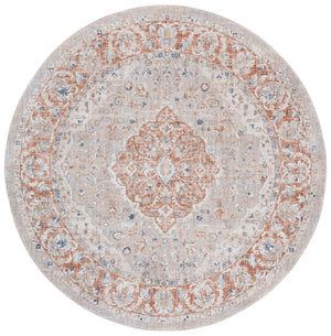Safavieh Scarlett Transitional Runner Rug - Elegant Hallway Accessory With Chic Colors And Quality Craftsmanship Beige ,Ivory Rust 64% Polyester  36% Cotton Sct414b-7r