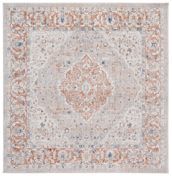 Safavieh Scarlett Stylish Area Rug - Elegant Transitional Design For Sophisticated Home Décor, Crafted In Turkey Beige ,Ivory Rust 64% Polyester  36% Cotton Sct414b-9