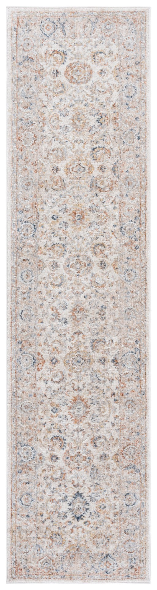 Safavieh Scarlett Elegant Transitional Area Rug – Durable Power Loomed Design For Cozy Home Décor Upgrade Ivory ,Beige Rust 64% Polyester  36% Cotton Sct416a-4