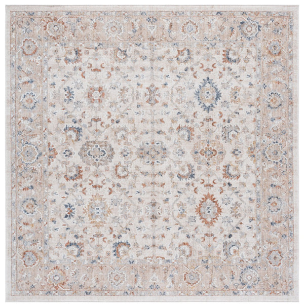 Safavieh Scarlett Elegant Transitional Area Rug – Durable Power Loomed Design For Cozy Home Décor Upgrade Ivory ,Beige Rust 64% Polyester  36% Cotton Sct416a-4