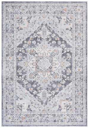 Safavieh Scarlett Runner Area Rug - Elegant Transitional Design, Plush Comfort, Durable & Timeless Craftsmanship Dark Grey ,Ivory Rust 64% Polyester  36% Cotton Sct418h-5