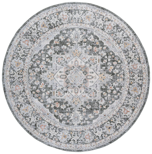 Safavieh Scarlett Runner Area Rug - Elegant Transitional Design, Plush Comfort, Durable & Timeless Craftsmanship Green ,Ivory Rust 64% Polyester  36% Cotton Sct418y-7r