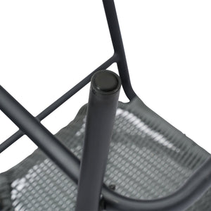 English Elm Lila Commercial Grade Indoor-Outdoor Barstool with Durable Aluminum Frame for Restaurants & Patios Gray SDA-AD632032R-GY-GG