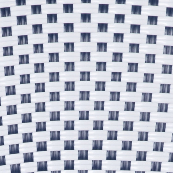 English Elm Lourdes Stackable Bistro Barstool – Durable Indoor/Outdoor Seating for Restaurants and Patios White & Navy/Natural Frame SDA-AD642001-F-BS-WHNVY-NAT-GG