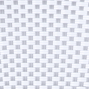 English Elm Lourdes Indoor/Outdoor Commercial Bistro Stacking Chair with Durable PE Rattan and Bamboo Print Frame White & Gray/Natural Frame SDA-AD642001-F-WHGY-NAT-GG