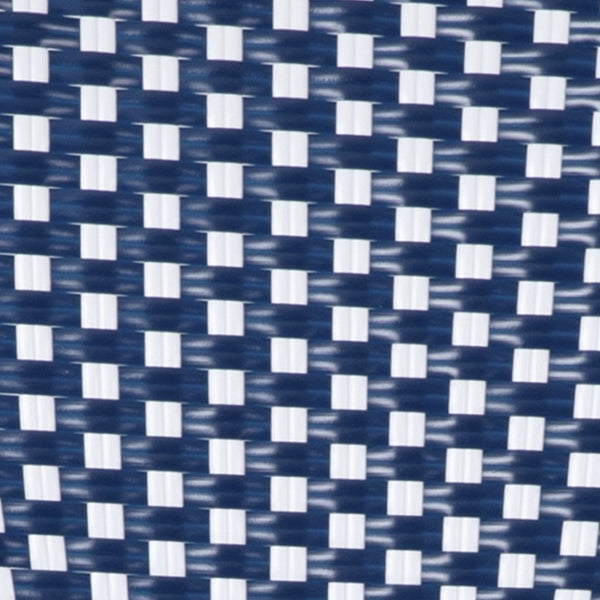 English Elm Bordeaux Indoor/Outdoor Bistro Chair - Stylish, Durable Seating for Commercial and Residential Spaces Navy & White/Natural Frame SDA-AD642001-NVYWH-NAT-GG