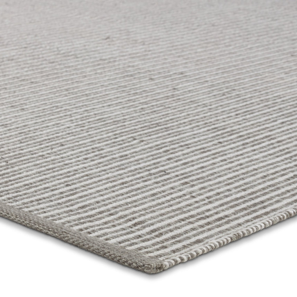 Jaipur Living Sacdecer Avore Sdr01 Handwoven Handmade 100% Pet Yarn Contemporary Stripes Outdoor Rug Gray, White 100% Pet Yarn Rug161473