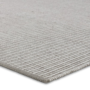 Jaipur Living Sacdecer Avore Sdr01 Handwoven Handmade 100% Pet Yarn Contemporary Stripes Outdoor Rug Gray, White 100% Pet Yarn Rug161473