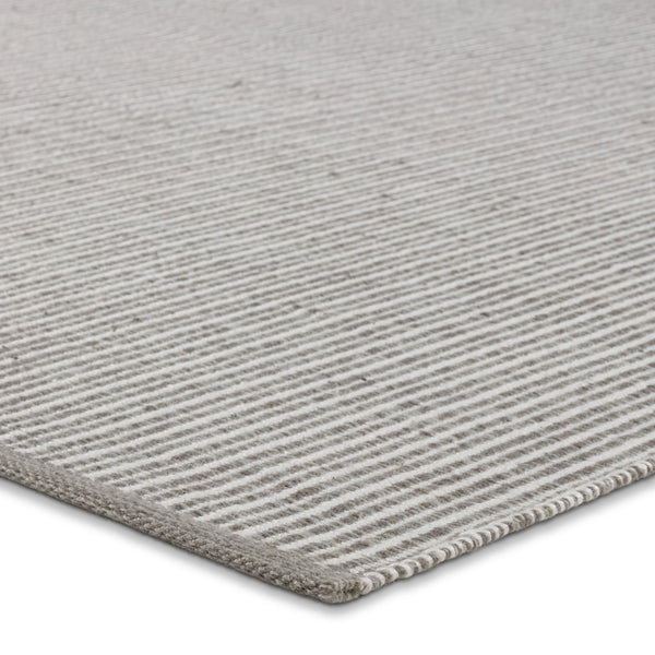 Jaipur Living Sacdecer Avore Sdr01 Handwoven Handmade 100% Pet Yarn Contemporary Stripes Outdoor Rug Gray, White 100% Pet Yarn Rug161473