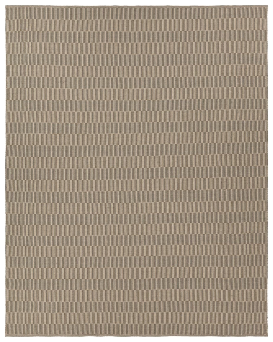 Jaipur Living Sacdecer Ithel Sdr04 Handwoven Handmade 100% Pet Yarn Contemporary Stripes Outdoor Rug Tan, Gray 100% Pet Yarn Rug161488