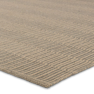 Jaipur Living Sacdecer Ithel Sdr04 Handwoven Handmade 100% Pet Yarn Contemporary Stripes Outdoor Rug Tan, Gray 100% Pet Yarn Rug161488