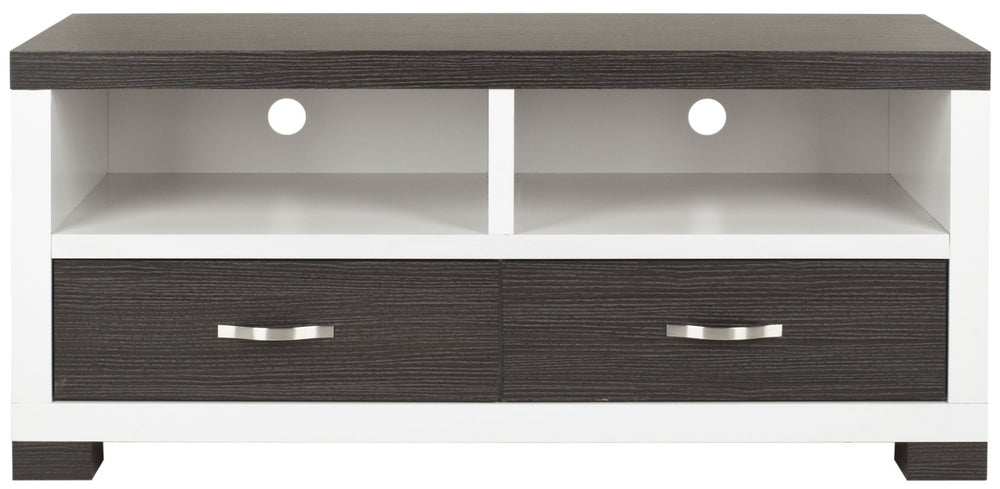 Safavieh Monroe 2-Drawer Entertainment Console – Modern Farmhouse Design With Ample Storage For Media Needs SEA1002A