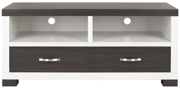 Safavieh Monroe 2-Drawer Entertainment Console – Modern Farmhouse Design With Ample Storage For Media Needs SEA1002A