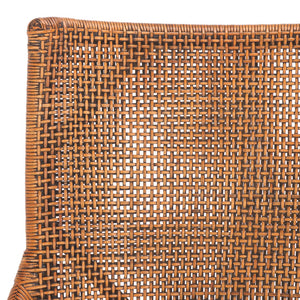 Safavieh Donatella Rattan Chair Honey / White Wood