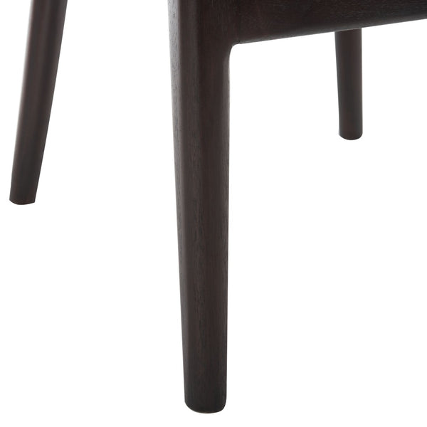 Safavieh Brando Bar Stool - Exquisite Mahogany Frame With Rattan Back For Elegant Comfort And Style Dark Brown / Brown SEA4014A