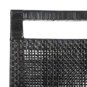 Safavieh Darin Bar Stool – Elegant Rattan & Mahogany Design For Modern Kitchens And Outdoor Patios Dark Brown / Black SEA4015A