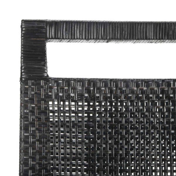 Safavieh Darin Bar Stool – Elegant Rattan & Mahogany Design For Modern Kitchens And Outdoor Patios Dark Brown / Black SEA4015A