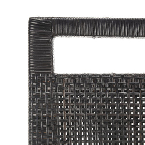 Safavieh Darin Bar Stool – Elegant Rattan & Mahogany Design For Modern Kitchens And Outdoor Patios Dark Brown / White SEA4015B