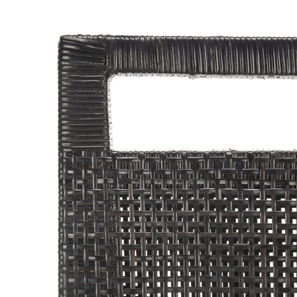 Safavieh Darin Bar Stool – Elegant Rattan & Mahogany Design For Modern Kitchens And Outdoor Patios Dark Brown / White SEA4015B