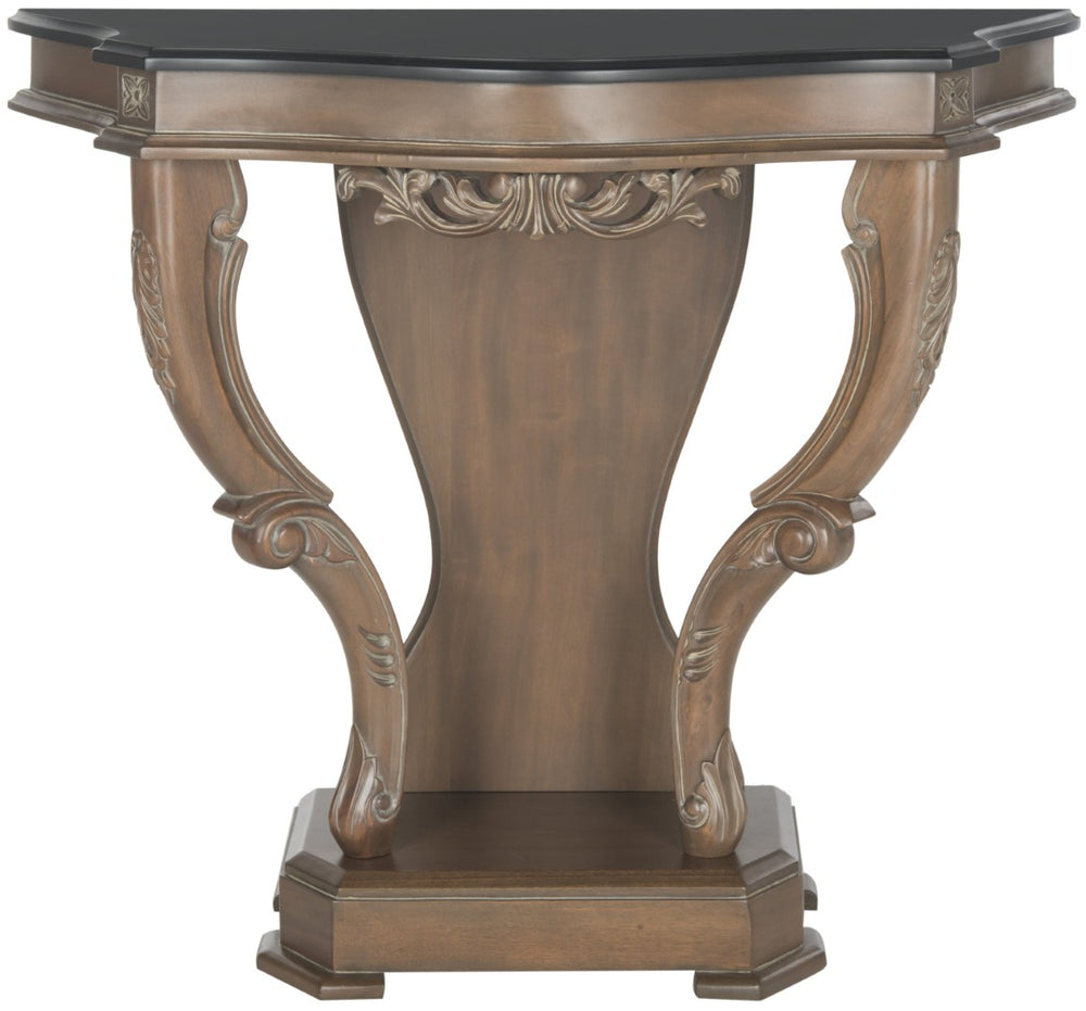 Safavieh Dabury Hall Table - Timeless American Empire Design, Solid Mahogany, Elegant Foyer Console Accent Piece SEA5001A