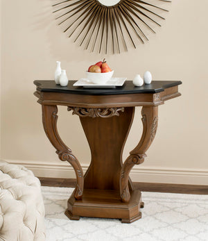 Safavieh Dabury Hall Table - Timeless American Empire Design, Solid Mahogany, Elegant Foyer Console Accent Piece SEA5001A