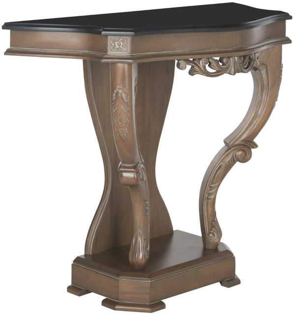 Safavieh Dabury Hall Table - Timeless American Empire Design, Solid Mahogany, Elegant Foyer Console Accent Piece SEA5001A