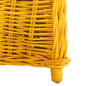 Safavieh Callista Eco-Friendly Kubu Rattan Club Chair - Stylish Wicker Design For Modern Living Spaces Yellow SEA7001A