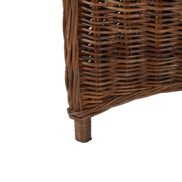 Safavieh Hemi Striped Wicker Club Chair – Coastal Elegance, Natural Rattan, Ideal For Living Rooms & Sunrooms SEA7002A