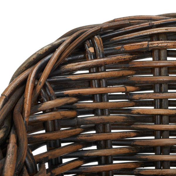 Safavieh Nita Wicker Club Chair – Handwoven Rattan Comfort For Coastal Charm In Living Rooms & Patios SEA7003A