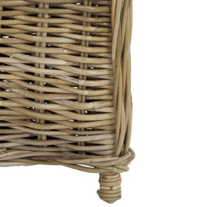 Safavieh Zane Chic Grey Kubu Rattan Club Chair - Elegant Accent For Coastal, Transitional & Modern Spaces SEA7006A