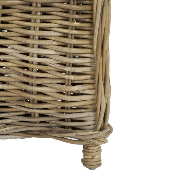 Safavieh Zane Chic Grey Kubu Rattan Club Chair - Elegant Accent For Coastal, Transitional & Modern Spaces SEA7006A