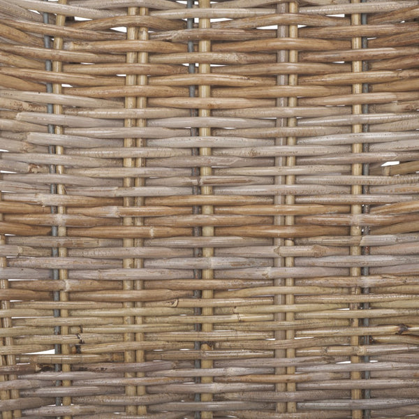 Safavieh CILOMBO Dining Chairs in Grey - Handwoven Rattan Elegance for Chic Dining Spaces & Gatherings SEA7007A-SET2